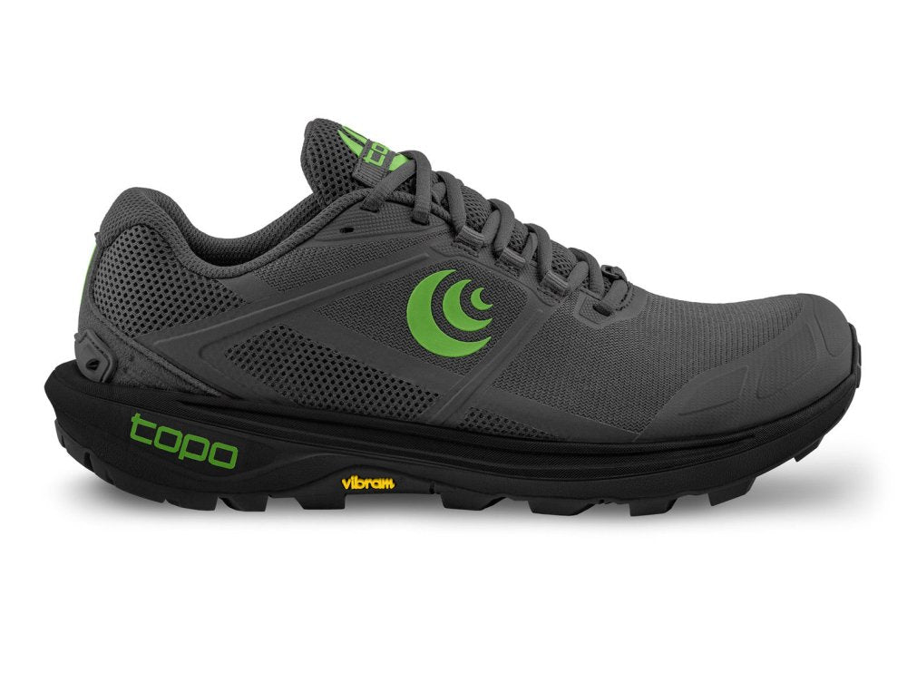 Topo Athletic Men's Terraventure 4 Trail Running Shoes - Dark Grey/Green