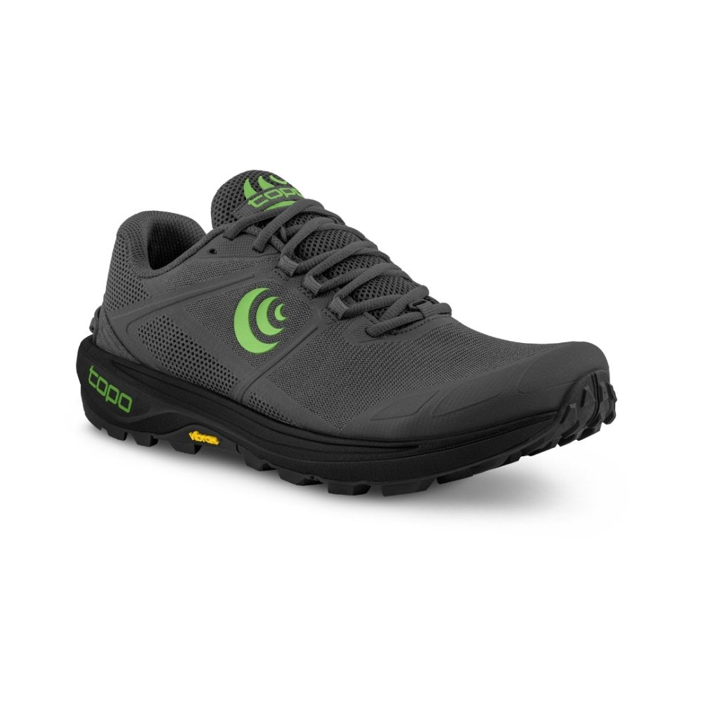 Topo Athletic Men's Terraventure 4 Trail Running Shoes - Dark Grey/Green