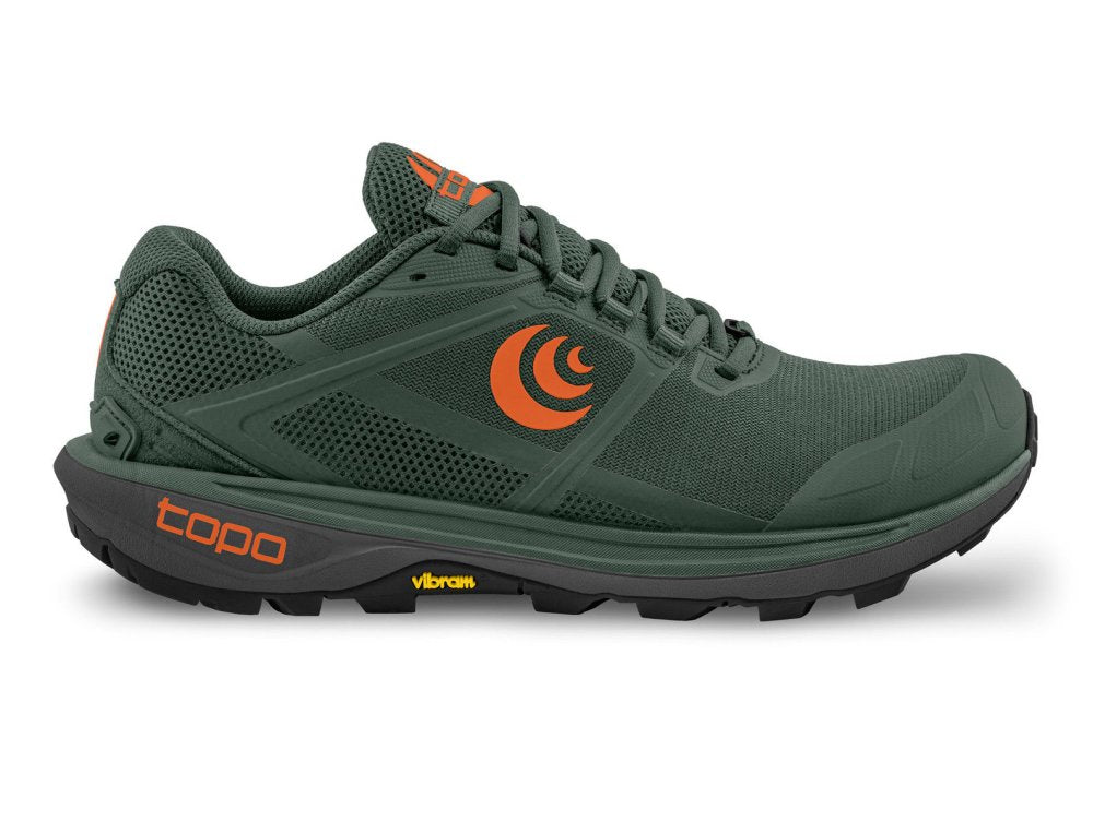 Topo Athletic Men's Terraventure 4 Trail Running Shoes - Green/Orange