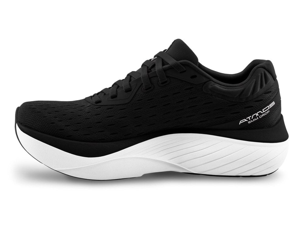 Topo Athletic Women's Atmos Max Cushion Running Shoe - Black/White (Wide Width)