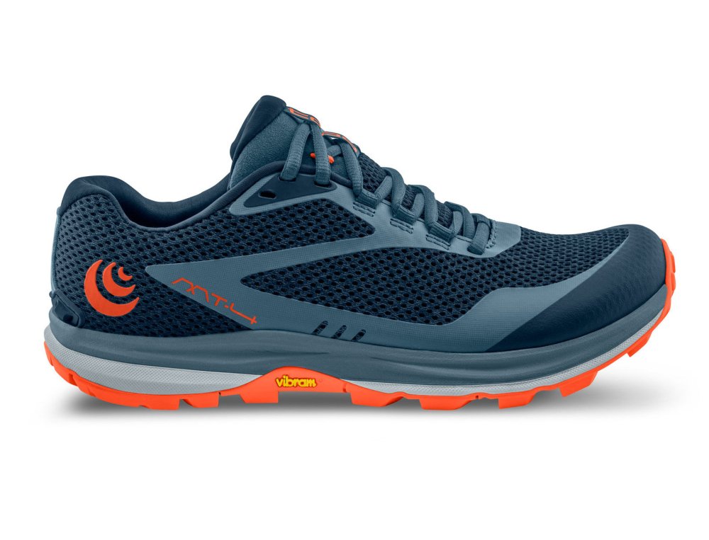 Topo Athletic Women's MT-4 Trail Running Shoes - Navy/Coral