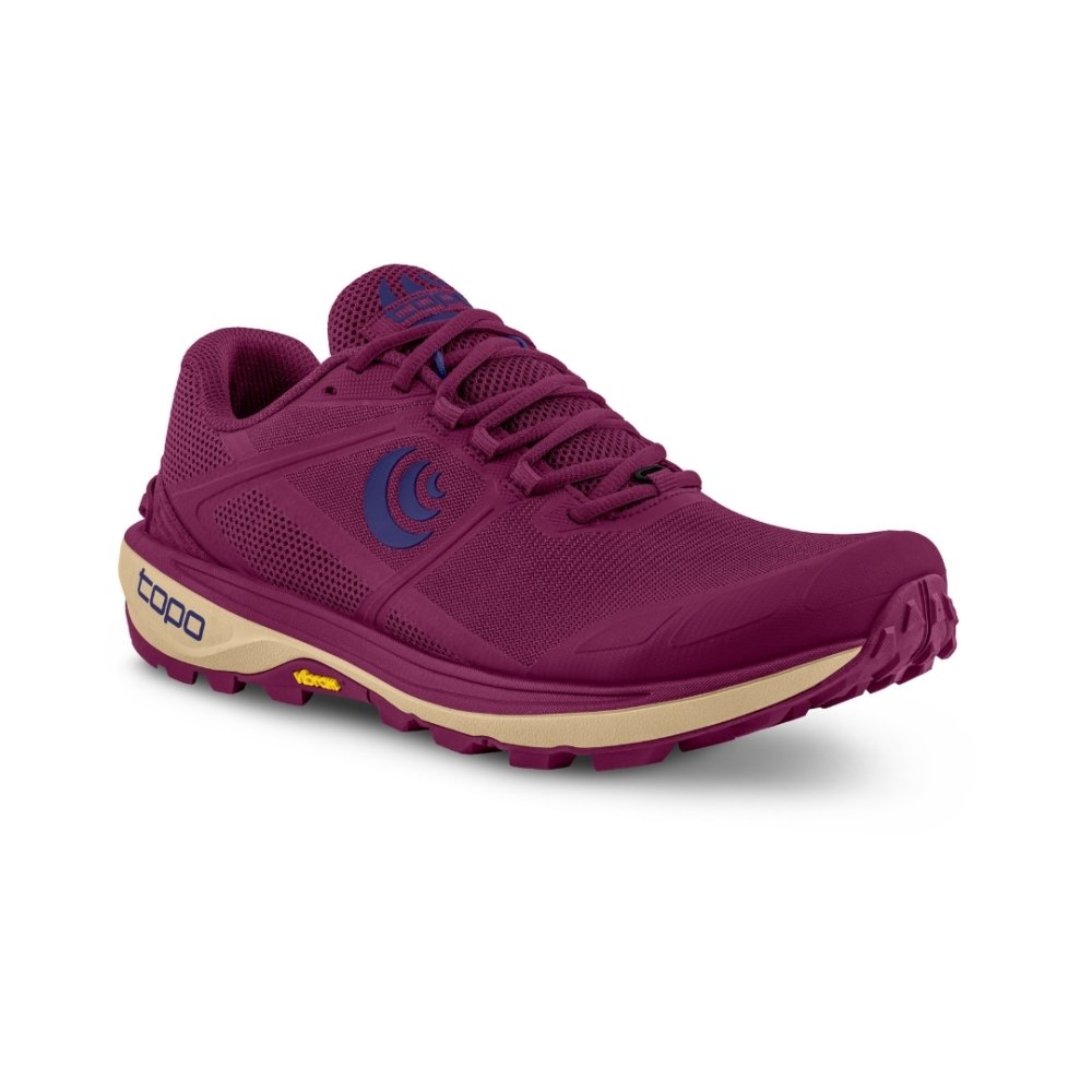 Topo Athletic Women's Terraventure 4 Trail Running Shoes - Berry/Violet