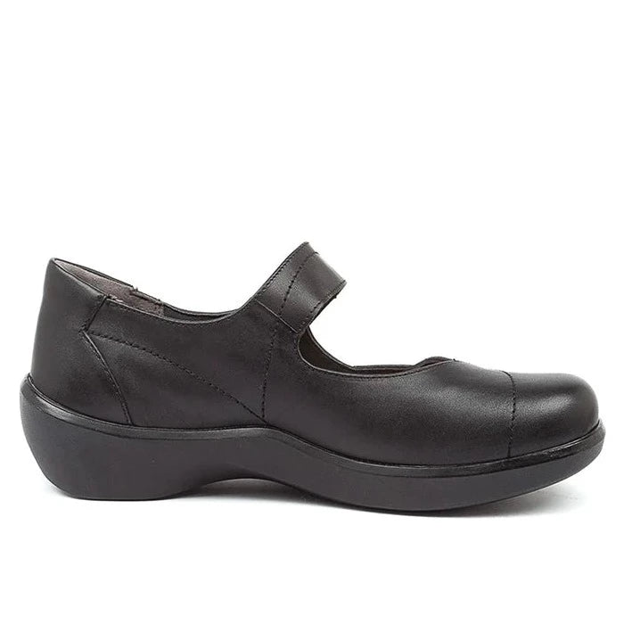 Ziera Shoes Women's Ariel Comfort Mary Jane - Black Leather – Seliga Shoes