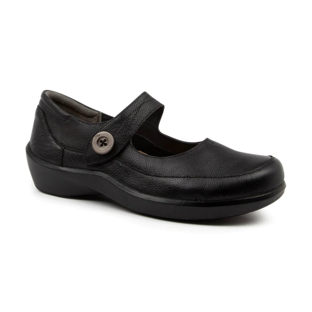 Ziera Shoes Women's Gloria Comfort Mary Jane - Black Leather – Seliga Shoes