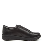 Ziera Shoes Women's Solar Slip-On Sneaker - Black Leather